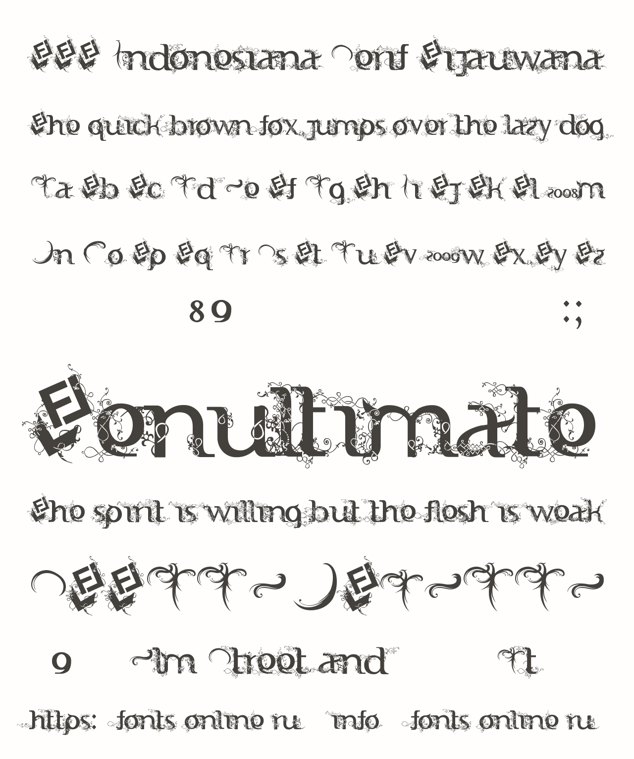 FTF Indonesiana Serif Hijauwana Free Font Download